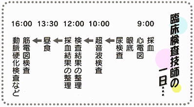 臨床検査技師の一日